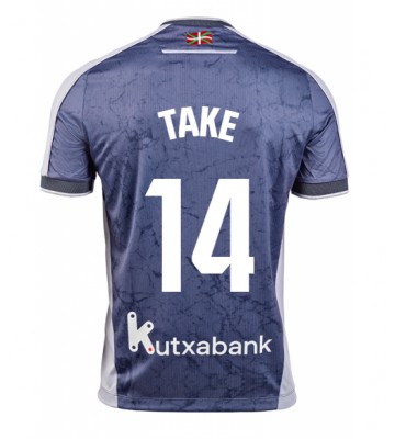 Real Sociedad Takefusa Kubo #14 Udebanetrøje 2025-26 Kortærmet